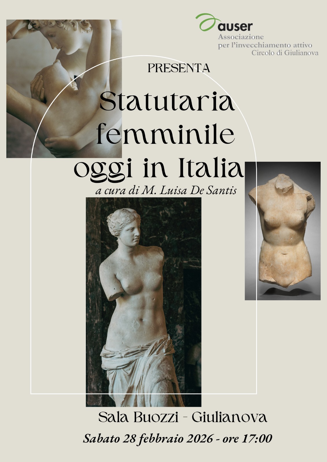 Statuaria femminile oggi in italia