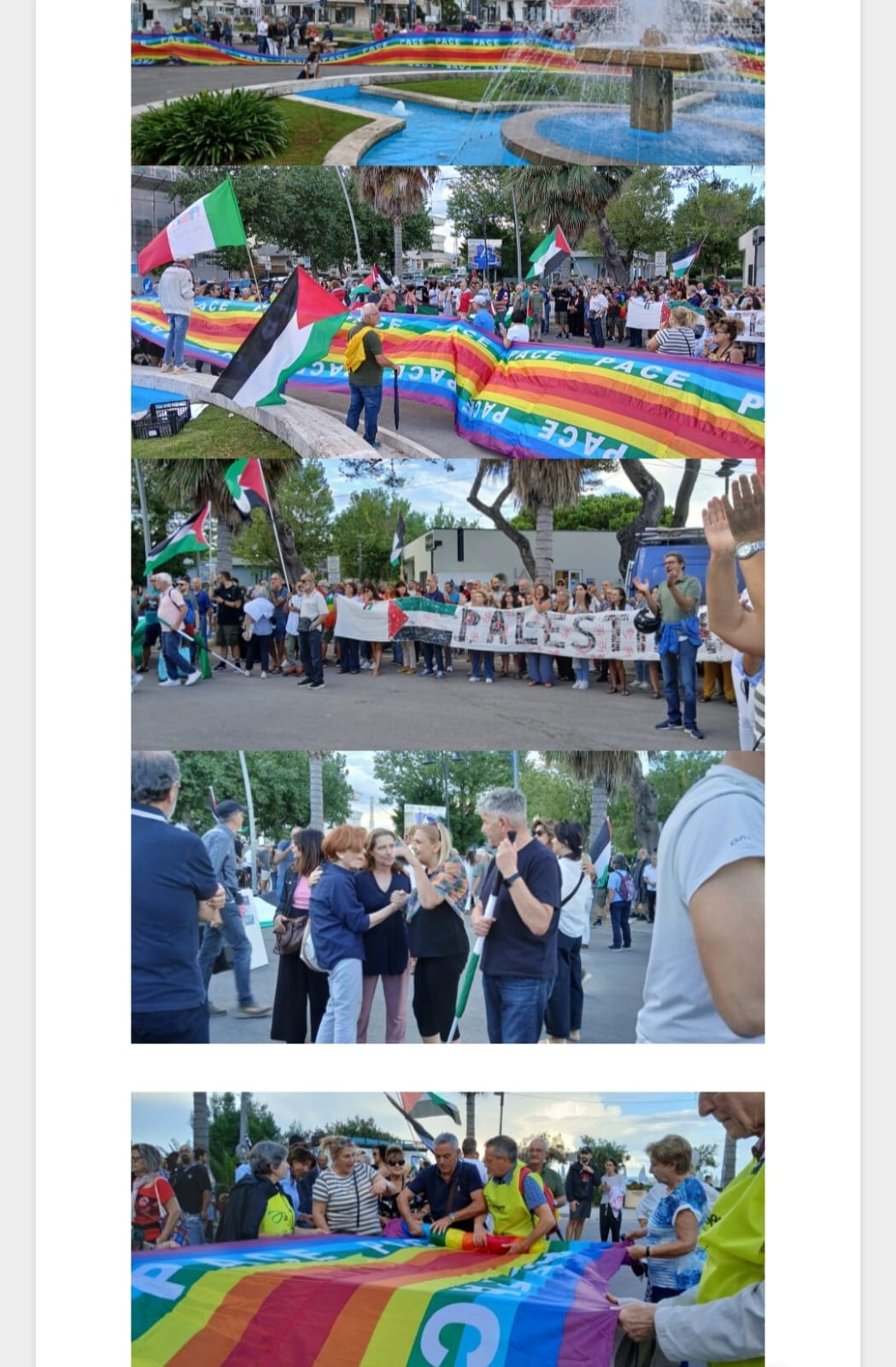 catena umana palestina 6